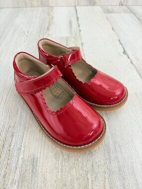 Elephantito Red Patent Mary Jane Shoes Girls Sz 26 10 NEW